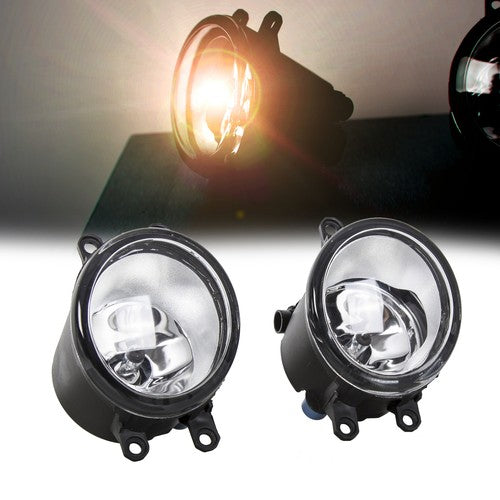 Solid Spare Pair Fog Lights Lamp Left & Right Side For Toyota RAV4 Camry Yaris Lexus LX570