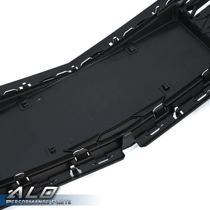 Solid Spare Black Front Bumper Lower Grille W/ Chrome Trim Fit For 2016-2018 Chevrolet Cruze