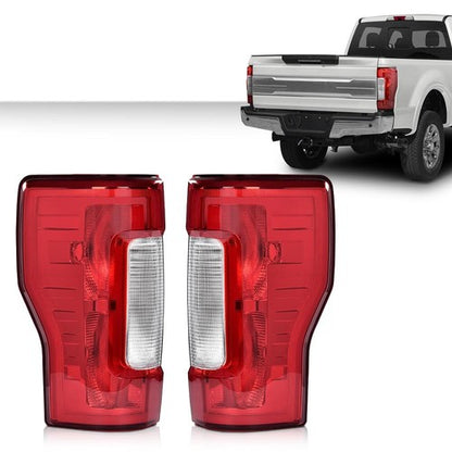 Solid Spare Tail Lights Brake Lamps Left+Right Side Fit For 17-19 Ford F250 F350 Super Duty