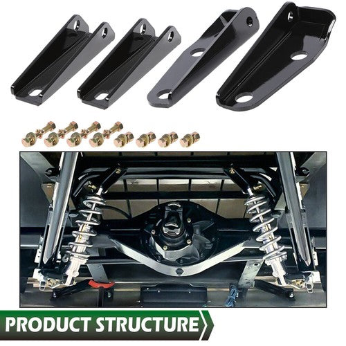 Solid Spare Fit For 63-72 Chevy 66 C10 C20 GMC Pickup Lowered Truck Rear Shock Relocation