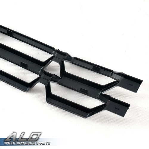 Solid Spare Fit For 16-18 Chevy Silverado 1500 Upper Grille Overlay Snap On Insert