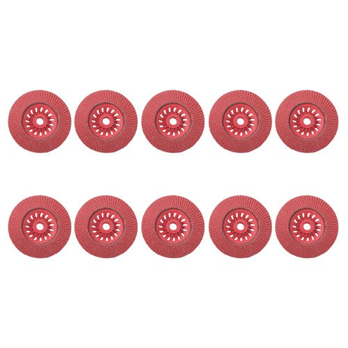 Solid Spare 10 Pcs 60 Grit 4-1/2" x 7/8" Ceramic Grinding Wheel Type 29 Flap Discs