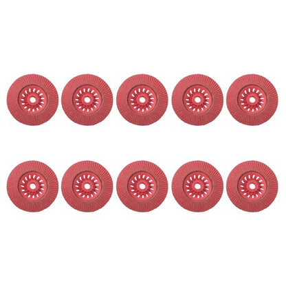 Solid Spare 10 Pcs 60 Grit 4-1/2" x 7/8" Ceramic Grinding Wheel Type 29 Flap Discs