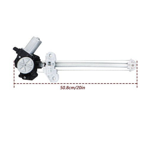 Solid Spare For Honda Civic Sedan 2012 2013 2014 2015 Window Regulator Rear Left w/ Motor