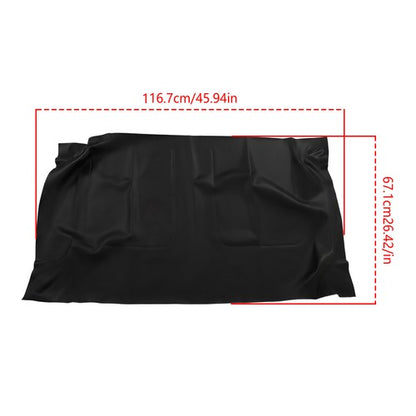 Solid Spare For Yamaha G29 / Drive Golf Cart Black Front Seat Bottom Cover 2007-2016