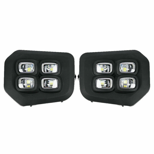 FOR 2016-2023 Toyota Tacoma SR SR5 Fog lights 4-Eyes DRL LED Double Turn Signal