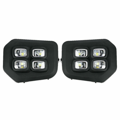 FOR 2016-2023 Toyota Tacoma SR SR5 Fog lights 4-Eyes DRL LED Double Turn Signal