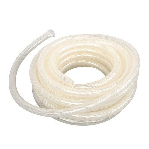 Solid Spare 3/4" ID x 1"OD 50ft Clear Braided PVC Hose High Pressure Reinforced Flexible New