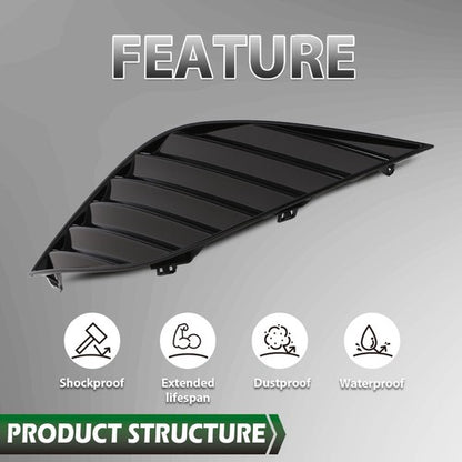 Solid Spare Fit For 2018-2020 Toyota Camry Front Bumper Fog Light Cover Right Passenger Side