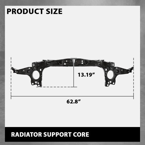 Solid Spare Upper Radiator Support Core Fit For 11-18 Porsche Cayenne PO1225100