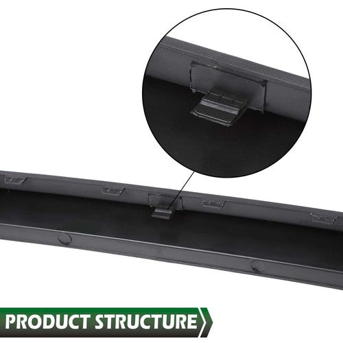 Solid Spare Fit For 2017-2018 Hyundai Elantra Sedan Front Bumper Grille Lower Deflector Lip