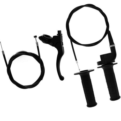 Solid Spare Right Lever Brake Throttle Cable Handlebar Grip 50cc- 250cc For 7/8" Baja Bike