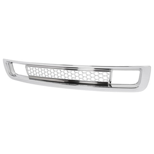 Solid Spare For 2007-13 GMC Sierra 1500 Denali Pickup Upper Lower Grille Hood Molding Chrome