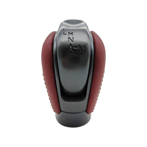 For 2008 2009 2010-2016 GT-R GTR R35 SHIFTER SHIFT LEVER KNOB RED BLACK LEATHER