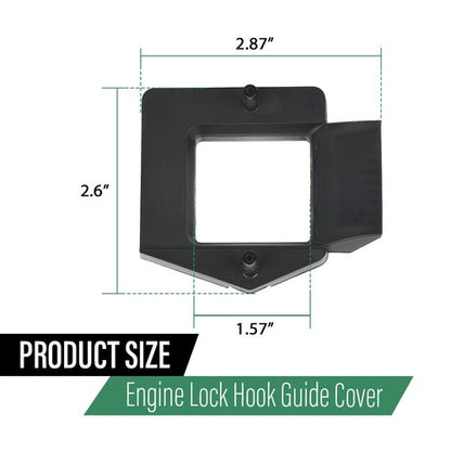 Solid Spare Fit For 09-15 Range Rover Jaguar XF XFR Engine Lock Hook Guide Cover C2Z29303
