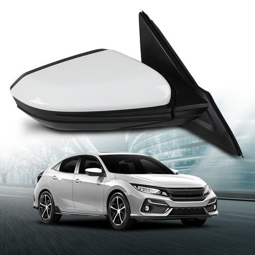 Solid Spare Fit For 2016-2021 Honda Civic Coupe Sedan Right Passenger Side Mirror Assembly
