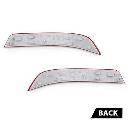 Solid Spare Rear Bumper Reflector Fit For 2010 2011 2012 Mercedes-Benz GL350 GL450 GL550