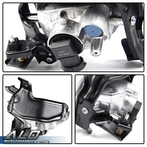 Solid Spare Fit For 2010-2011 Honda CR-V CRV Clear Fog Lights Driving Lamps w/Switch+Harness