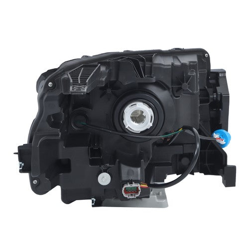 Solid Spare Headlight Black Driver Side Halogen Type For Nissan Frontier 2022-2023 Factory