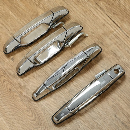 Solid Spare 4x Chrome Door Handles Left&Right For GMC Chevy Tahoe Yukon Sierra Denali 07-13