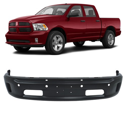 Solid Spare W/ Fog Light Holes Front Bumper For RAM 1500 2013-18 / Ram 1500 Classic 2019-23