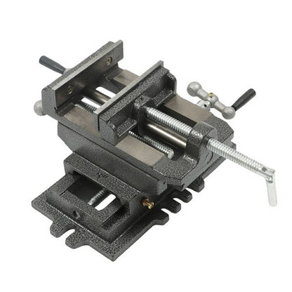 Solid Spare For Duty Sliding Drill Shop Grip Tools 5" Cross Press Vise Slide Vice Iron Heavy