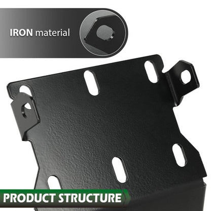 Solid Spare Winch Mount Plate Fit For Honda Foreman Rancher Rubicon TRX420 TRX500 2014-2024