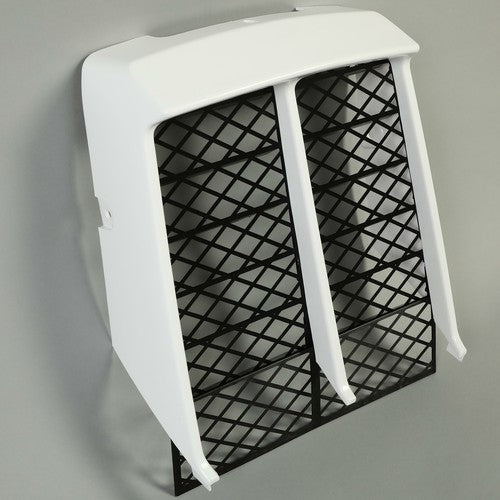 Solid Spare White Radiator Cover + Grill For 1987-2006 Yamaha Banshee 350 YFZ350 Front Panel