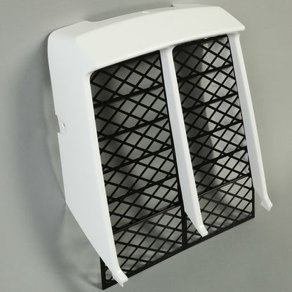 Solid Spare White Radiator Cover + Grill For 1987-2006 Yamaha Banshee 350 YFZ350 Front Panel