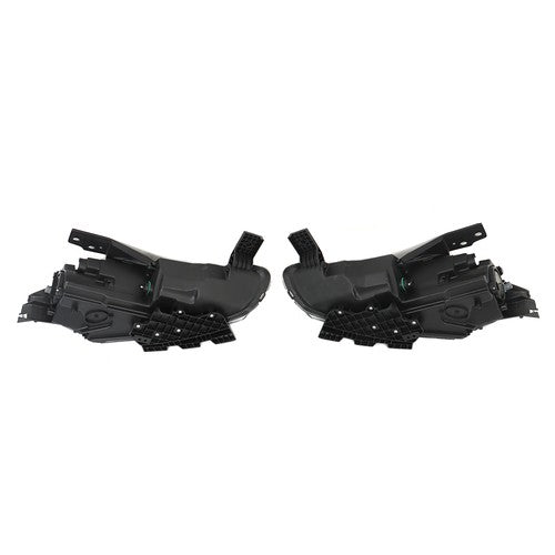 Solid Spare For Dodge Dart 2013-2016 Driver+Passenger Side Halogen Black Housing Headlights