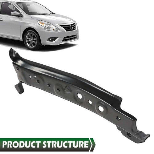 Solid Spare Fit For 2013-2017 Nissan Sentra Black Radiator Right Upper Bracket Prop Frame