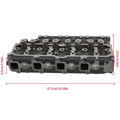 Solid Spare US For Mitsubishi S4S Engine Complete Cylinder Head Assembly & Full Gaskets