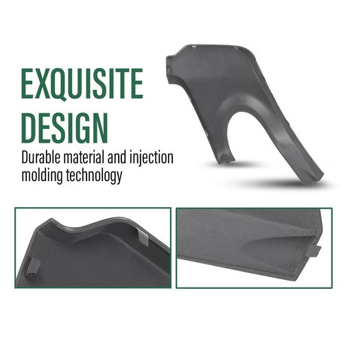 Solid Spare Fit For Range Rover Evoque 12-18 Rear Left Exhaust Pipe Towing Hook Cover Trim