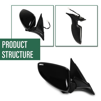 Solid Spare Fit For 2018-2022 Honda Accord 3 Pin Manual Fold Power Mirror Driver & Passenger
