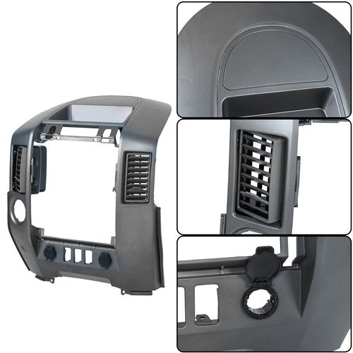 Solid Spare NEW For 04 05 06 Nissan Titan Armada Instrument Panel Lid Dash Radio Bezel ABS