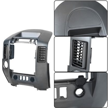 Solid Spare NEW For 04 05 06 Nissan Titan Armada Instrument Panel Lid Dash Radio Bezel ABS