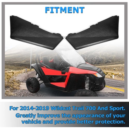 Solid Spare ABS Door Panels Extension For 2014-2020 Arctic Cat Wildcat Trail 700 & Sport