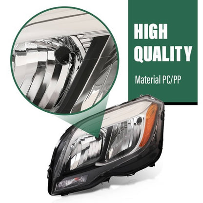 Solid Spare Halogen Headlight Left Side Fit For 2013 2014 2015 Mercedes Benz GLK250 GLK350