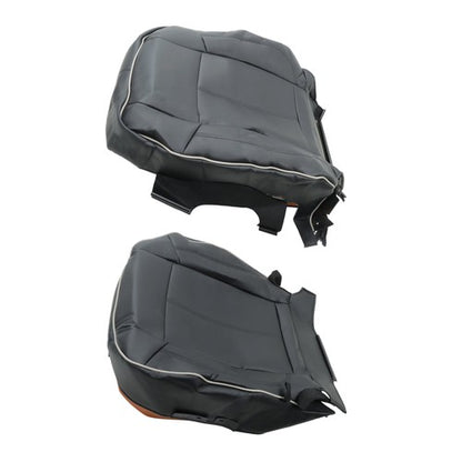 Solid Spare For Hummer H3 2006 2007-2010 Passenger Seat Cushion & Backrest Black Leather