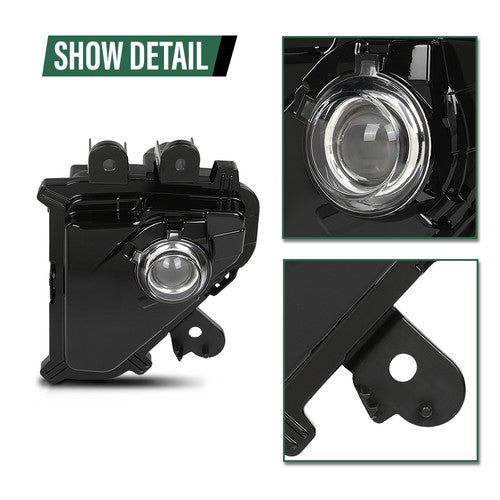 Solid Spare LED Fog Light Driving Lamp Left Driver Side Fit For 2014-2023 Lexus GX460 GX400
