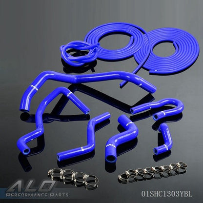 Solid Spare Silicone Hose Kit+Vacuum Hose Fit For 92-00 Honda Civic 1.6L SOHC D15 D16 EG EK