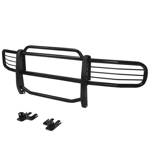 Solid Spare For 2006-2011 Hummer H3 Brush Grill Grille Guard in Black Brush Bumper