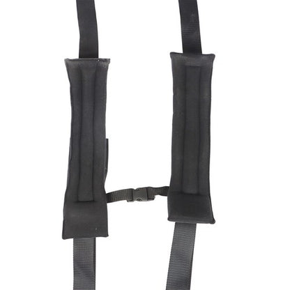 Solid Spare Pair Of 4 Point 2" Padded For Polaris RZR XP S 4 1000 Seat Belt Harness Black