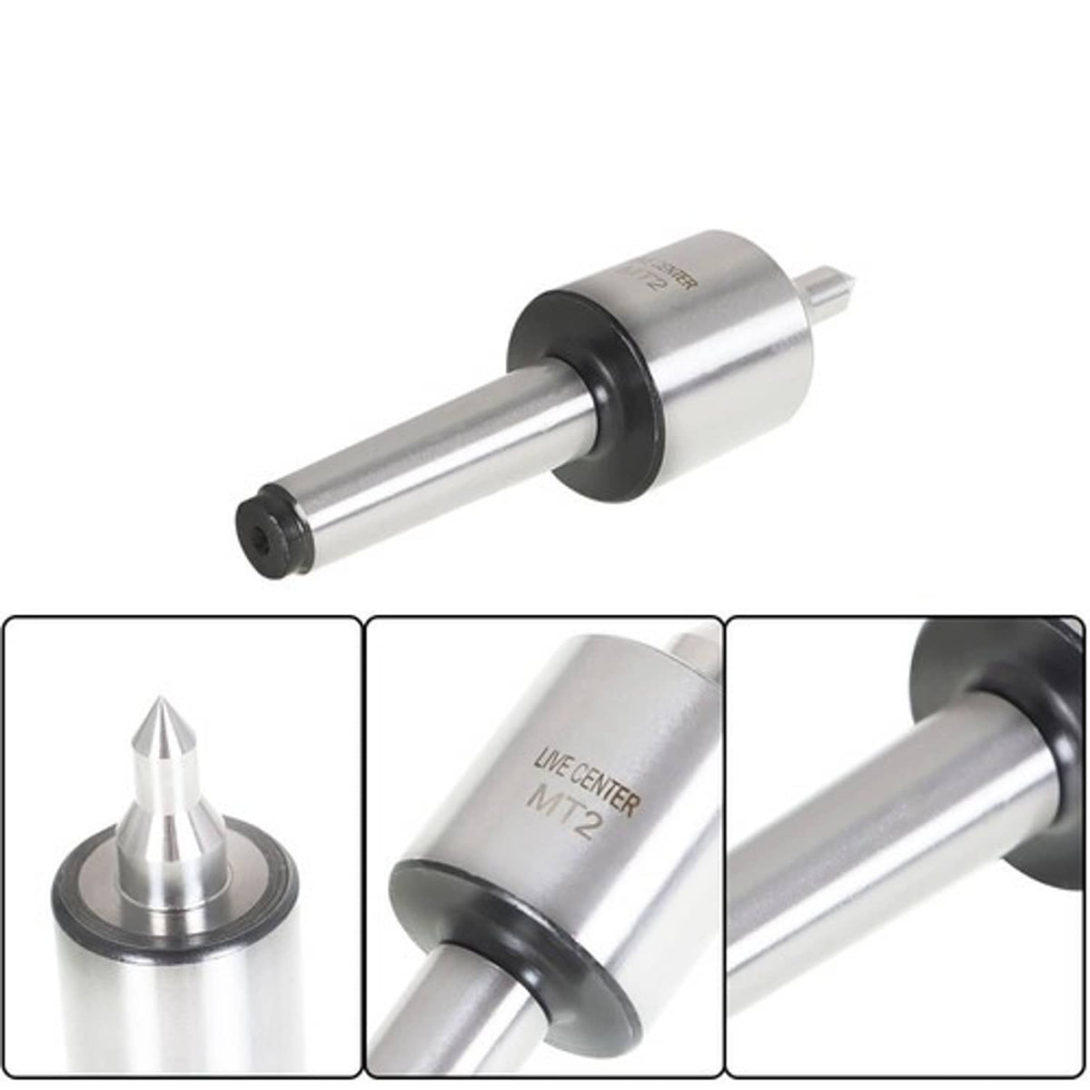 Solid Spare For Morse Taper Precision 0.000197'' MT2 Live Center CNC Long Spindle Lathe Tool