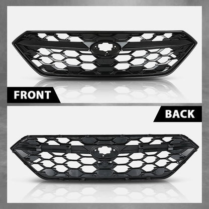 Solid Spare Fit For 2022-2023 Subaru WRX Front Bumper Upper Grille Assembly Black SU1200198