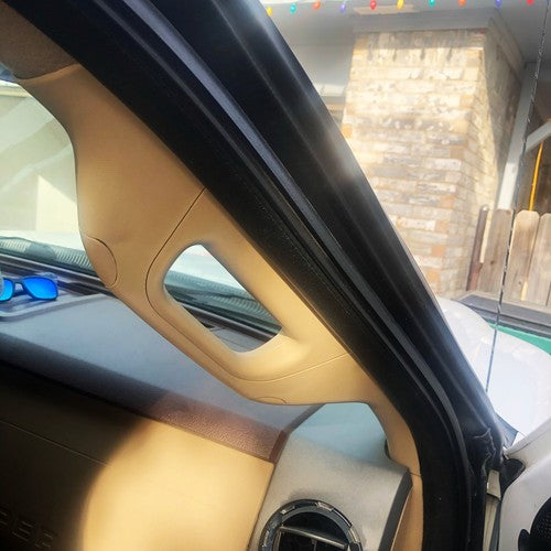Solid Spare FOR 2011-16 Ford F250 F350 F450 F550 Super Duty Right A Pillar Handle Tan Trim