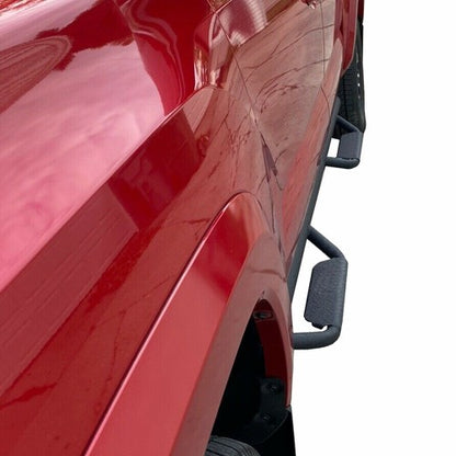 Solid Spare Running Boards For Toyota Tacoma 2005-2023 Black Double Cab Side Steps Nerf Bar