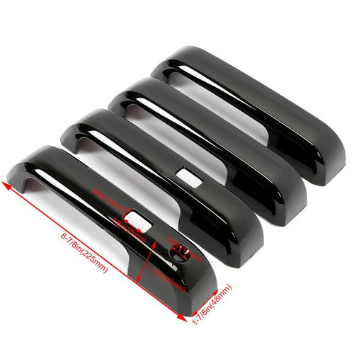 Solid Spare Door Handle Cover For 17-22 Ford F250 F350 Super Duty W/SmartKey Touch 4 Door