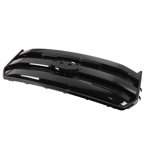 Front Upper Grill Grille Gloss Black For 2015 2016 2017 Ford F-150 W/O Camera