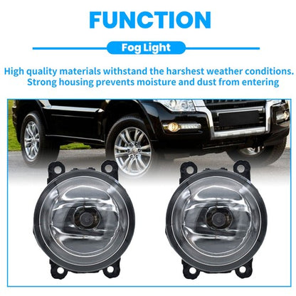 For 2015-2018 Jeep Renegade Front Clear Lens Fog Lights Bumper Lamp Replacement